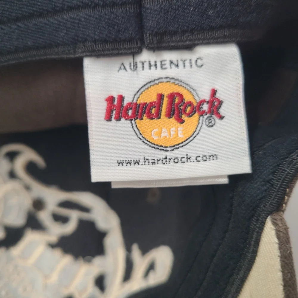 Hard Rock Cafe Hat Fitted (Seems S-M) Brown Washington DC Travel Souvenir‎ Men